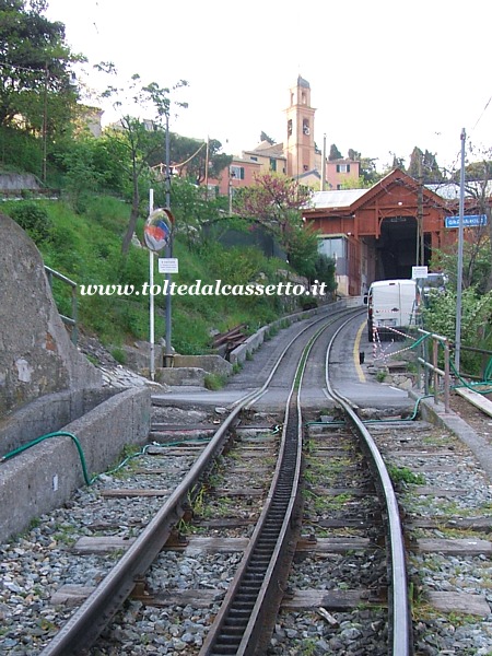 FERROVIA A CREMAGLIERA PRINCIPE-GRANAROLO - La vecchia massicciata con cremagliera tipo Riggenbach