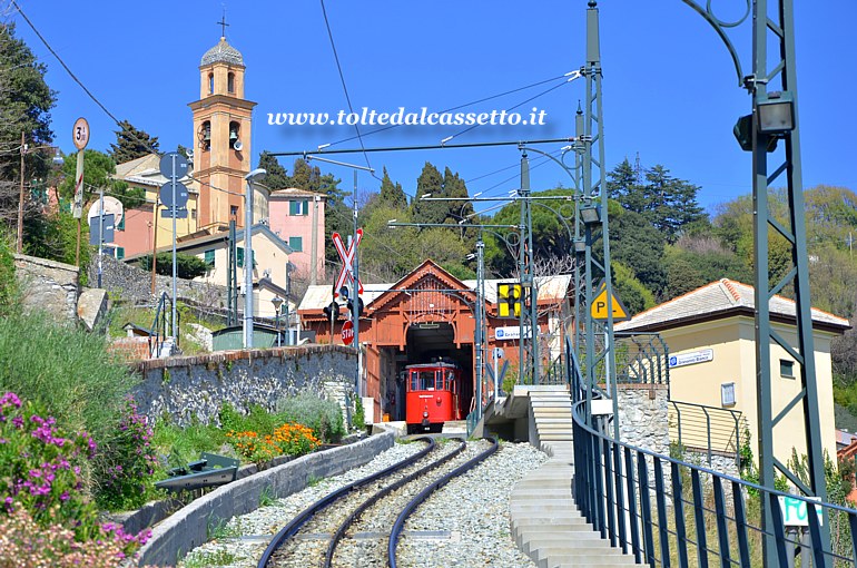 FERROVIA A CREMAGLIERA PRINCIPE-GRANAROLO - Vista nei pressi della stazione di Granarolo