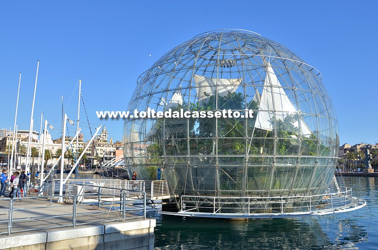 GENOVA (Porto Antico) - Struttura della Bolla di Renzo Piano