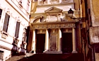GENOVA (Via Balbi) - Il palazzo sede della storica Biblioteca Universitaria, chiusa nel luglio 2014