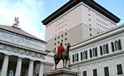 GENOVA - Monumento equestre a Giuseppe Garibaldi e Teatro Carlo Felice