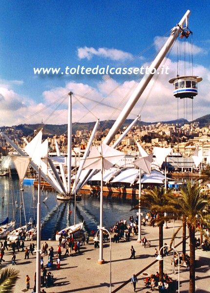 GENOVA - Il Bigo, ascensore panoramico del Porto Antico