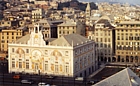 GENOVA (Porto Antico) - Corpo cinquecentesco di Palazzo San Giorgio visto dal Bigo, l'ascensore panoramico del Porto Antico di Genova
