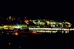 GENOVA - Foto notturna del Porto Antico e del centro storico di Genova