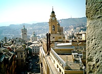 GENOVA - San Lorenzo visto dalle Torri di Porta Soprana