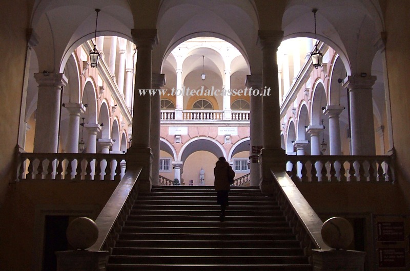 GENOVA (Via Garibaldi) - Palazzo Doria-Tursi, sede del Comune