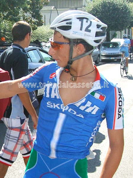 GIRO DELLA LUNIGIANA 2011 - Niccol Bonifazio (n. 12) del team Italia