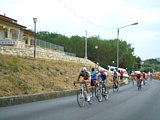 GIRO DELLA LUNIGIANA 2012 - Il campione italiano Umberto Orsini (n. 67 - Toscana) e Gianni Moscon (n. 74 - Trentino)