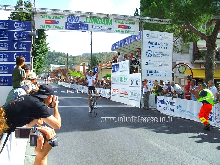 GIRO DELLA LUNIGIANA 2012 - Il tedesco Silvio Herklotz vince in solitaria la 2a tappa con arrivo a Follo