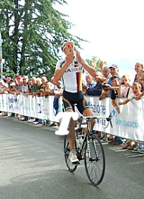 GIRO DELLA LUNIGIANA 2012 - L'altro mattatore della corsa, il tedesco Silvio Herklotz (vittoria a Fosdinovo), vincitore di tre tappe