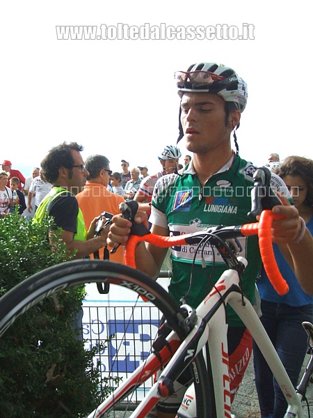 GIRO DELLA LUNIGIANA 2012 - Nella terza tappa con arrivo a Fosdinovo il ligure Oliviero Troia perde la maglia verde. Alla fine del Giro sar 9 nella classifica generale