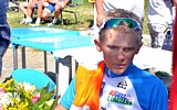 GIRO DELLA LUNIGIANA 2015 - Il tedesco Martin Salmon  risultato il primo degli stranieri ed ha conquistato anche la maglia arancione dei "Traguardi Volanti"