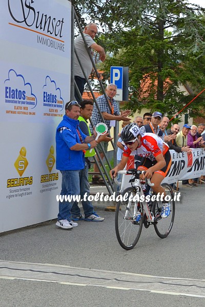 GIRO DELLA LUNIGIANA 2015 - Daniel Savini vince in solitaria la prima tappa con arrivo in salita a Ponzano Superiore