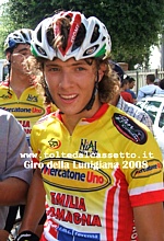 Danilo Besagni (Emilia Romagna) ha vinto la prima tappa con arrivo a Pontremoli