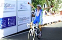Lo sloveno Jan Polanc esultante al traguardo della 3a tappa da Fosdinovo a Fosdinovo Lo sloveno Jan Polanc esultante al traguardo della 3a tappa da Fosdinovo a Fosdinovo