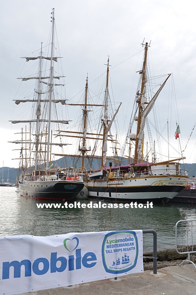 LA SPEZIA (Festa della Marineria 2013) - I velieri Italia e Palinuro reduci dalla Lycamobile Mediterranean Tall Ships Regatta