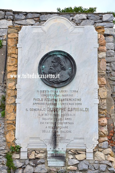 PORTOVENERE - Lapide a Giuseppe Garibaldi