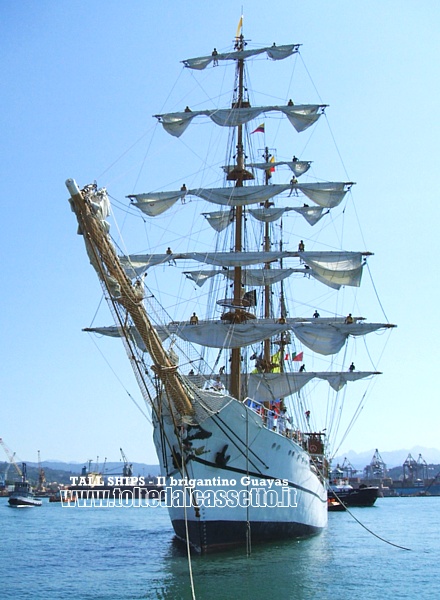 TALL SHIPS - Il brigantino Guayas, nave scuola della Marina Militare Ecuadoregna