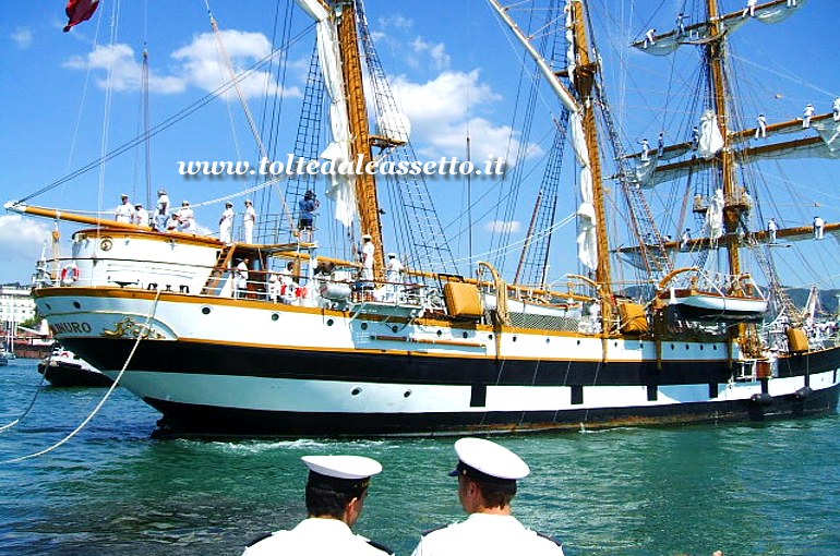 TALL SHIPS - La goletta Palinuro attracca al Molo Italia della Spezia