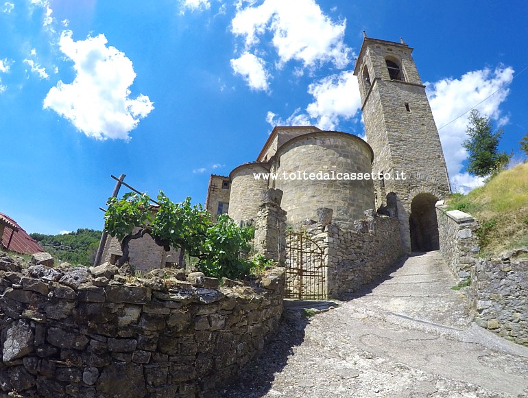 ALEBBIO di FIVIZZANO - Abside della Chiesa di San Gemignano