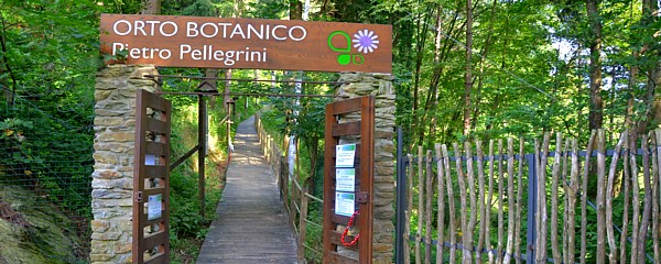 ALPI APUANE (Pian della Fioba) - Porta di entrata e sentiero attraverso i quali si accede all'Orto Botanico "Pietro Pellegrini"