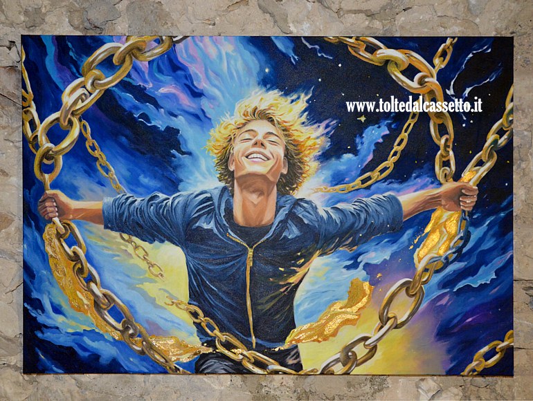 TORANO (Notte e Giorno 2024) - Dipinto "Charlie's Energy" di Andrea Vannoni