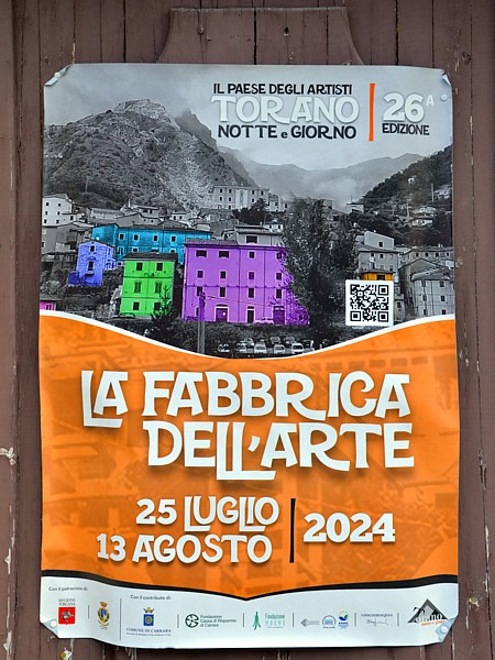 TORANO (Notte e Giorno 2024) - Locandina pubblicitaria dell'evento