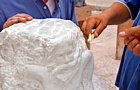 CARRARA (5 Simposio Internazionale di Scultura a mano) - "Aronte e Sirena" scultura di Andrea Lugarini