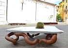 WHITE CARRARA 2025 (Design Here And Now) - Scultura polimaterica "Cactus" di Nicola Maggi
