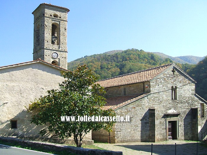CODIPONTE (frazione di Casola) - La Pieve romanica dei Santi Cornelio e Cipriano (XII secolo)