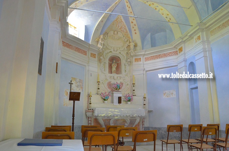 CORTILA DI FIVIZZANO - Interno dell'Oratorio della Madonna del Popolo dopo i lavori di restauro