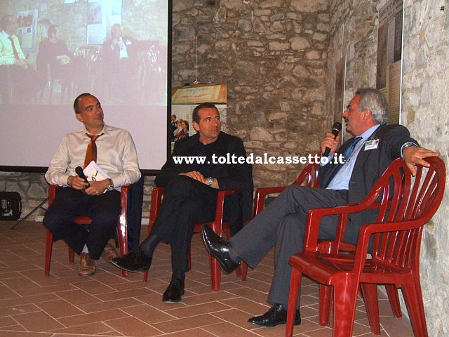 MONTEREGGIO (Booktown Festival 2008) - Incontro con Michele Cucuzza al quale ha partecipato anche il sindaco di Mulazzo