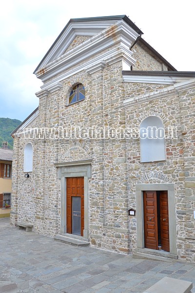 MONTEREGGIO - La facciata della nuova Chiesa di Sant'Apollinare