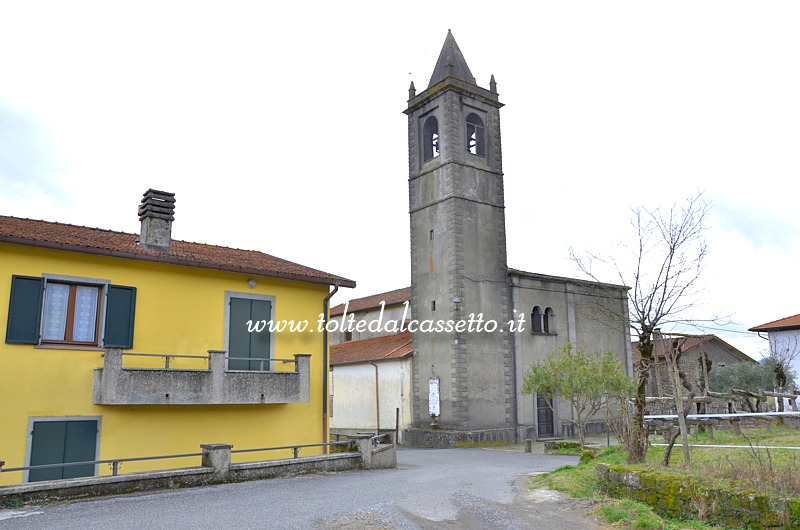 PONTREMOLI - Vista anteriore della Pieve di Urceola-Saliceto