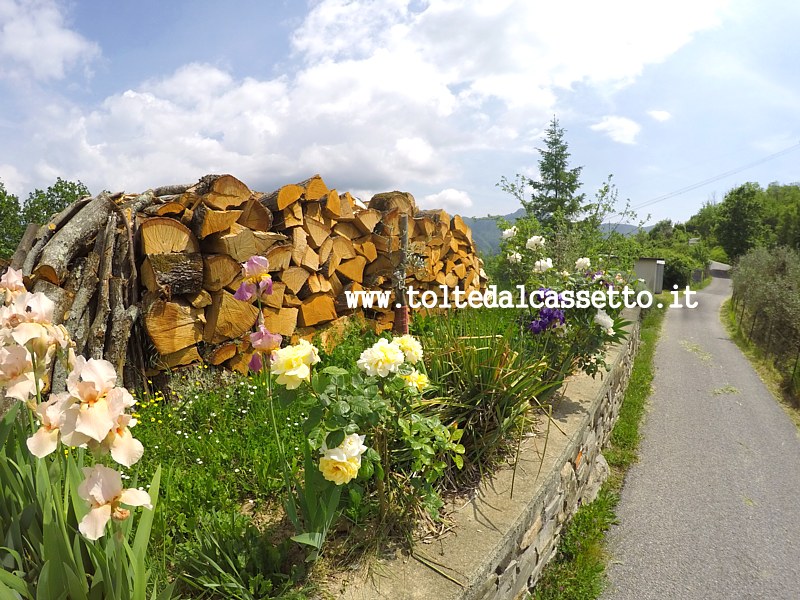 POSTERLA di FOSDINOVO - Scorcio della stradina di accesso al borgo