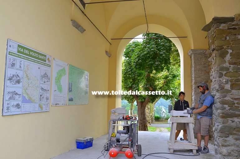 SIMPOSIO LUNENSE 2023 - Gli scultori Arianna Palmieri e Nico Fucci