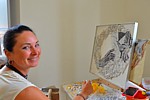 SIMPOSIO LUNENSE 2023 - La mosaicista Oxana Panyushkina e il suo lavoro