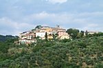 GIUCANO (frazione di Fosdinovo) - Panorama al tramonto