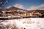 PODENZANA - Paesaggio invernale con fiume Magra