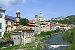 PONTREMOLI - Panorama con fiume Magra