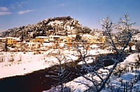 AULLA - La valle dell'Aulella sotto la neve