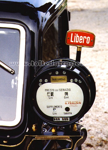 Tassametro di FIAT 508 Balilla taxi