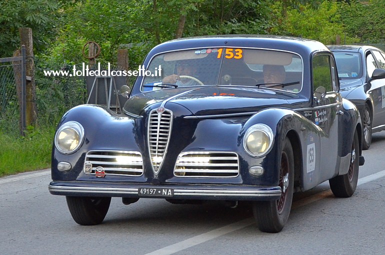 MILLE MIGLIA 2018 - Alfa Romeo 6C 2500 Sport "Freccia d'Oro" del 1948 (num. 153)