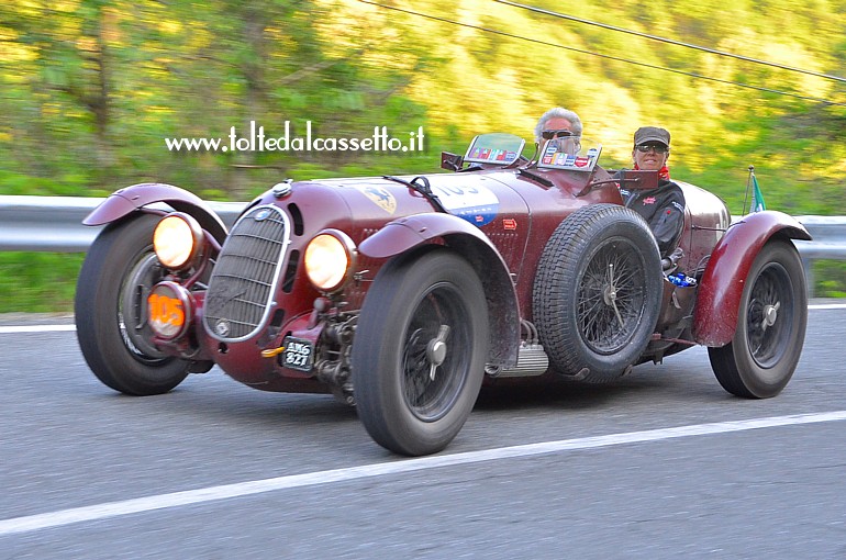 MILLE MIGLIA 2018 - Alfa Romeo 8C 2900 Botticella del 1936 (num. 105)