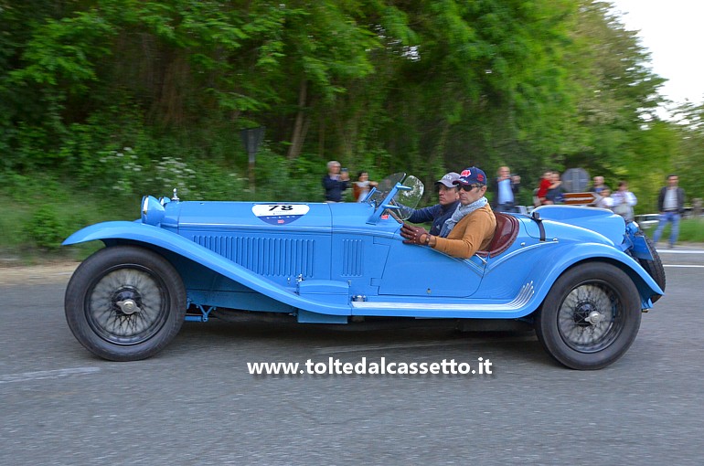 MILLE MIGLIA 2018 - Alfa Romeo 8C 2300 Spider Touring del 1931 (num. 78)