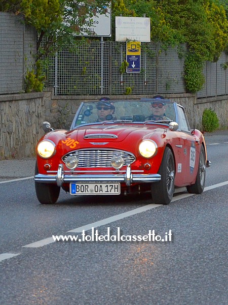 MILLE MIGLIA 2018 - Austin Healey 100/6 BN4 del 1957 (num. 305 - Sponsor Team Vredestein)