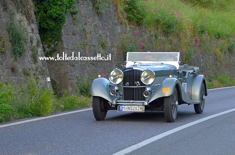 MILLE MIGLIA 2018 - Bentley 3,5 Litre Tourer del 1934 (num. 92)