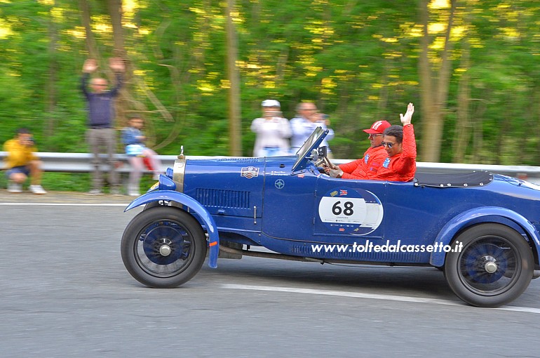 MILLE MIGLIA 2018 - Bugatti T 40 del 1929 (num. 68)