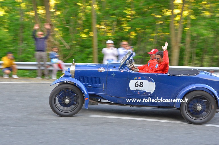 MILLE MIGLIA 2018 - Bugatti T 40 del 1929 (num. 68)