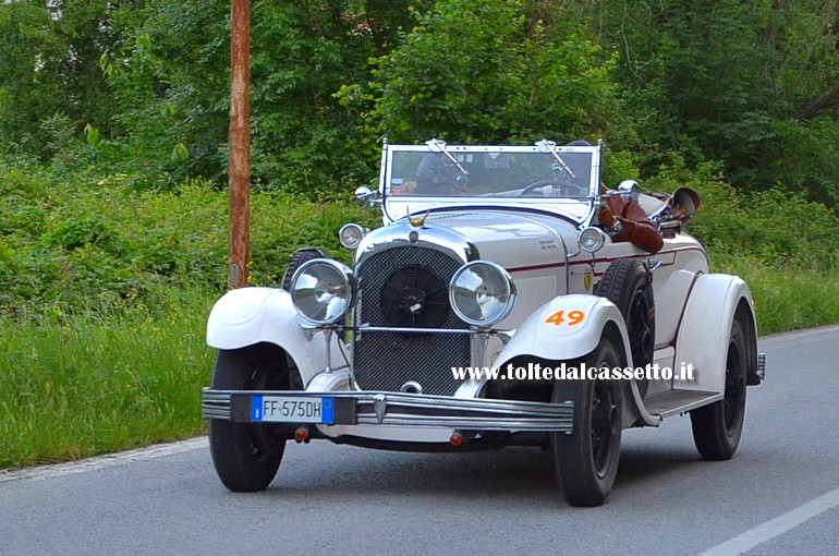 MILLE MIGLIA 2018 - Chrysler 72 De Luxe Roadster del 1928 (num. 49)